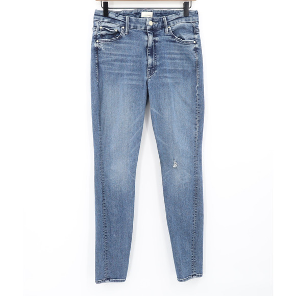 Mother Women's High Waisted Looker Getalongs Blue Sz 30 - Picture 1 of 11
